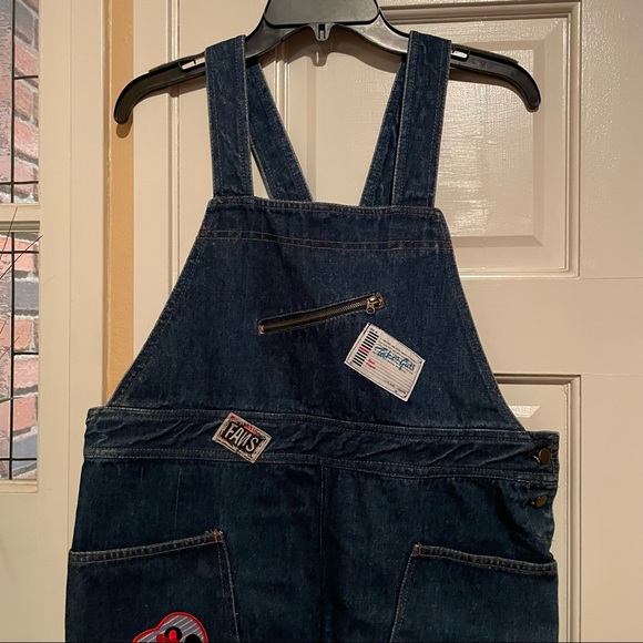 Vintage Valman 90s Overalls with patches - Picture 6 of 12